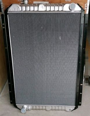Komatsu PC220-7 Excavator Radiator Water Tank | Complete Unit Assembly | All-Aluminum 4-Row Tube
