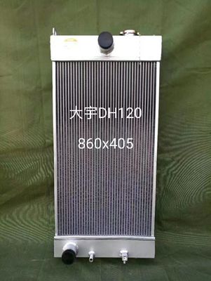 Doosan DH120 Excavator Radiator Assembly | Replacement Cooling Part | 4-Row Thickened Aluminum Core