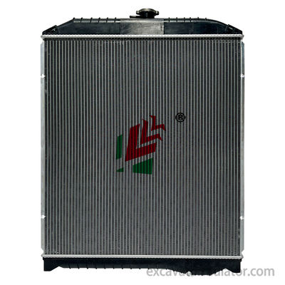Hino R407 automotive truck radiator aluminum assembly water tank engine cooling system with overflow pipe