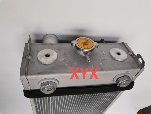 Komatsu PC200-8 Excavator Radiator | Aluminum Core Cooling System Assembly | 4-Row Tube Radiator