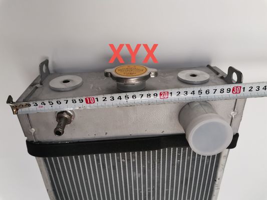 Komatsu PC200-8 Excavator Radiator | Aluminum Core Cooling System Assembly | 4-Row Tube Radiator