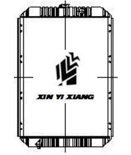 Daewoo DH300-7 Construction Equipment Parts , 1270mm aluminum Excavator Radiator