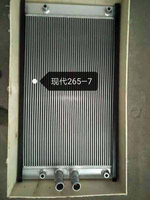 Hyundai R265-7 Hydraulic Oil Radiator Assembly Silver White Color