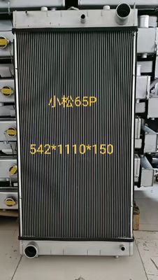 D65EX - 15EO Copper Bulldozer Radiator Four Rows Tubes 40KG
